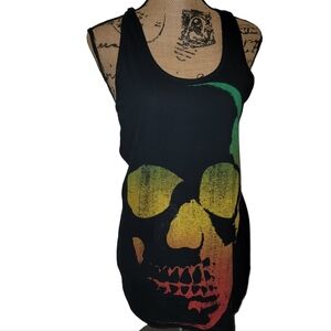 Blackmatter Graphic Racer Back Tank Top Men's Size Medium Hot Topic Cotton NWOT